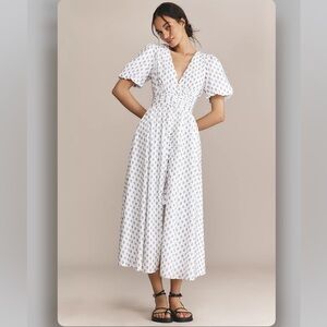 The Katerina Button-Front Dress: Textured Edition